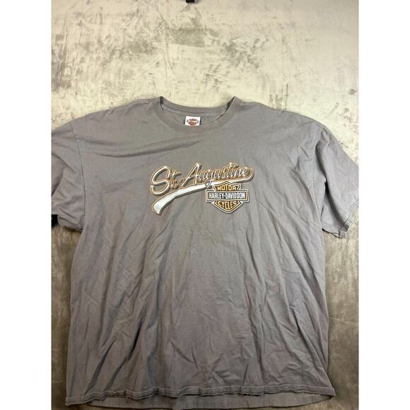 Adamec Harley Davidson St Augustine short Sleeve Shirt Size 3X - Picture 1 of 5